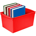 Storex bac à livre extra large - couleurs assorties - paquet de 6-Relier plusieurs bacs ensemble pour une stabilité maximale