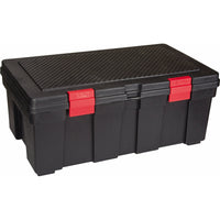 Gsc, Contenant De Rangement Étanche, 33po La X 19po P X 13po H, Noir, paquet de 2-Couleur Noir
