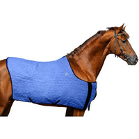 TechNiche – Tapis rafraîchissant pour chien Hyperkewl, bleu, moyen (8511 RB M)-Plonger le vêtement dans l'eau froide pendant 1 à 2 minutes. Enlever doucement l'excès d'eau sans essorer avant de poser le tapis sur le sol