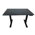 Uncaged Ergonomics - Bureau électrique assis-debout - Noir-Un bureau de bureau à hauteur réglable magnifique et luxueux et un bureau assis-debout ou debout parfait