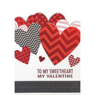 Rosedale Gold - Cartes de souhaits/Enveloppes - Joyeuse St-Valentin Amour - 5-1/2 po x 8 po - paquet de 6-Imprimées sur un papier de qualité non couché