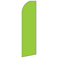 Swooper – Trousse pour banderole avec perche et piquet, vert néon-La banderole mesure environ 32 po de largeur et 132 po de hauteur; une fois pleinement assemblée, la perche s'élève à 16 pi au-dessus du sol !