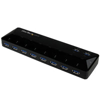 StarTech ® Concentrateur USB 3.0 à 10 ports avec ports de charge et de synchronisation, 2 ports de 1,5 A-Augmentez les capacités de votre système et transformez un port USB 3.0 en dix ports