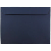 JAM Paper - Enveloppes pour livret - 9" x 12" - Bleu marine - Paquet de 25-Couleur: Bleu Marine