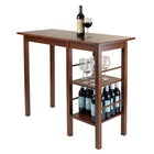 WinsomeMD – Table à déjeuner Egan avec 2 tablettes latérales-Assemblage nécessaire