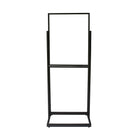 Futech BH-55F Support de plaque de signalisation au sol, 60 "x 24" x 15 ", Noir mat-Dimensions: 60" x 24" x 15"