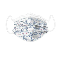 Orange River - de masque facial jetable pour enfants 3 couches - Ours de dessin animé-Masque facial jetable d'enfants de 3 couches avec l'utilisation non médicale d'impression d'ours