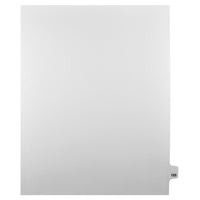 Markmaker - Intercalaires imprimes Legal, Blanc, 1/25th coupe, format lettre, sans trous, 25 tabs/PQT, 5 PQT/Boite, Numero 123-Intercalaires imprimes Legal