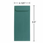 JAM Paper Enveloppes commerciales no 10, 4,13 x 9,5 po, bleu sarcelle, 500/paquet-4