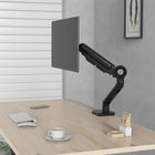 ShoppingAll - Support de moniteur simple robuste pour écrans de 13 à 35 po - Noir-Garantie fabricant limitée de 1 an