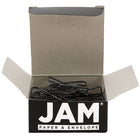 JAM Paper - Trombones croisés, noir, 4 paquets de 15 (332BYBLG)-Quantité : 15 trombones par boîte