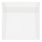 JAM Paper Enveloppes carrées translucides, 8,5 x 8,5 po, transparent, 250/paquet-Enveloppes en papier translucide clair