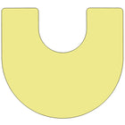 Flash Furniture – Table mobile préscolaire fer à cheval, hauteur ajustable, surface 60 x 66 po, jaune (XUA6066HRSYLTPC)-Table en fer à cheval pour activités de groupe