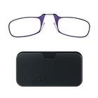 ThinOptics 1.0 Violet Lecteur avec Pod Noir Universel - Violet-Le produit comprend les lunettes de lecture ThinOptics et l'étui universel avec un adhésif sans résidu à coller sur votre téléphone / étui ou toute autre surface dure et plate