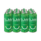 Bubly - Eau pétillante à saveur de lime, canettes grand format - paquet de 12-Eau gazéfiée