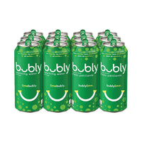 Bubly - Eau pétillante à saveur de lime, canettes grand format - paquet de 12-Eau gazéfiée
