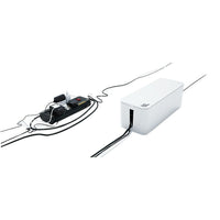 Bluelounge – Cablebox, blanc, (CB01WH)-Compatible avec les limiteurs de surtension larges et longs. Limiteur de surtension non inclus