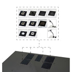 Urbann Lutrin K3 avec roulettes - aluminium - anthracite-1 tablette intérieure 305 mm x 330 mm (12" x 13")