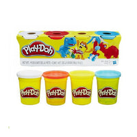 Pâte à modeler PlayDoh - Couleurs Classique - paquet de 4-Un plaisir pratique pour stimuler l'imagination