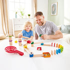 Hape - Circuit de billes Rallye Domino-A partir de 3 ans.