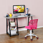 Chaise de Bureau pour Adolescent Homy Casa – Rose-Dimension de l'article : 15,7 po x 17,7po x 29,5-34,2 po