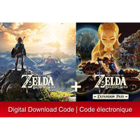 The Legend of Zelda: Breath of the Wild + Expansion Pass Bundle pour Nintendo Switch [Code Electronique]-Le logiciel téléchargeable n’est pas retournable ou remboursable