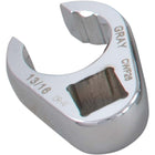 Gray Tools – Clés polygonales à têtes fendues de 1/2 po, pied-de-biche de 1 po, fini chromé-Taille : 1 po