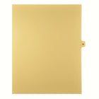 Markmaker - 25 tabs/PQT, 5 PQT/Boite, Intercalaires imprimes Legal, Chamois, 1/15th coupe| format lettre, sans trous, Numero 82-Intercalaires imprimes Legal