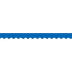 Teacher Created Resources - Bordure ondulée bleue, paquet de 72-Taille : 35 long. x 3 larg. (po), longueur totale : 35 pi