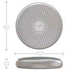 Bouncyband Coussin sensoriel Little Wiggle Seat, Argent-Efficace sur les chaises, les bancs ou directement sur les planchers