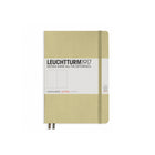 Leuchtturm1917 - Carnet à couverture rigide, Format Moyen A5, Sable, Pointillé, 5 7/8" x 8 1/4"-251 pages numérotées