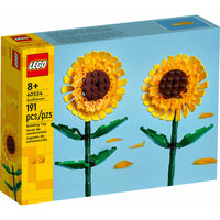 LEGO - Les tournesols - 191 Pièces-Build a sunflower display – Create a display piece for any room with the colorful LEGO Sunflowers (40524) building kit. Includes 2 sunflower blooms with adjustable green stems and leaves