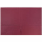 JAM PaperMD – Chemises au fini lin à 2 pochettes, bourgogne, 25/paquet-Capacité : 200 feuilles