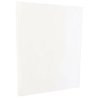 JAM Paper Papier cartonné lustré double face, 8 1/2 x 11 po, 80 lb, blanc, paq./250 (1034702)-Dimensions : 8 1/2 po x 11 po