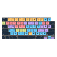 JCPal VerSkin Avid Pro Tools Raccourcis Protecteur de Clavier pour MacBook Pro 14"/16" (2021/2023) et MacBook Air 13"/15" (2022/2023/2024)-La peau ajustée et ultra fine (0,3 mm) protège le clavier des liquides, de la poussière et des débris