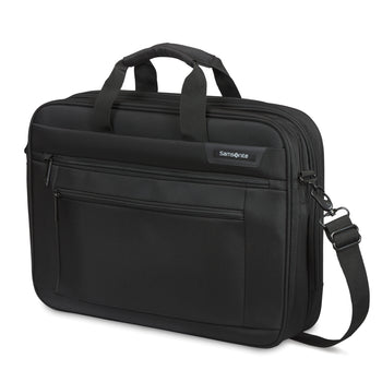 Porte-documents SAMSONITE Noir - 41x31x4 Cm - Occasion En Bon état - Cuir Et Tissu