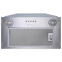 Sakura – Hotte de ventilation sous armoire, 24 po, acier inoxydable, anglais seulement-Extraction 450 PCM pour éliminer la fumée, la vapeur, les odeurs et les bactéries (pied cubique/minute : 450 PCM)
