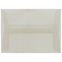 JAM Paper Enveloppes translucides A6, platine, 50/pqt-Enveloppes en papier translucide platine