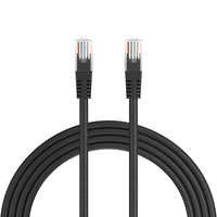 NXT Technologies - Câble CAT-6 NX29777 de 50 pi, noir-Le câble de raccordement Ethernet CAT-6 offre une connexion Internet haute vitesse constante entre votre ordinateur et les appareils en réseau