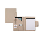 Tru Red Vegan leather minimal padfolio, Cream (WRC2396TR-CREAM)-Crème, cuir végétalien