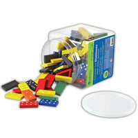 Learning Resources - Dominos de couleur dans un seau, maternelle à 6e année-Groupe d’âge et niveau : Enfants de 5 à 11 ans et de la maternelle à la 6e année