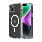 AXS - PROShield Plus etui transparent compatible avec MagSafe teste contre les chutes pour Apple iPhone 14 Max, Givre-Fabrique avec un revêtement anti-UV et anti-jaunissement