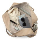 Bugatti - Femme Opera Sacs de voyage, polyurethane galet, Taupe-Grand compartiment principal avec fermeture eclair sur le dessus