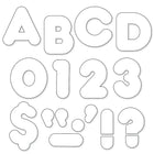 Trend Enterprises Casual Uppercase Ready Letter 4", Blanc, 426 Pack-Lettres perforées pratiques, idéales pour les affichages, la signalisation, les activités d'apprentissage, l'étiquetage et plus encore !