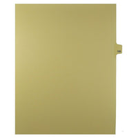 Mark Maker – Onglets séparateurs juridiques beiges, 1/25 onglets, format lettre, sans trous, numéro 159, 25/paquet-Onglets séparateurs beiges, 1/25 onglets