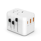 Powerology - PD 20W Adaptateur universel de voyage avec 2 USB-A ET 1 USB-C-Protection des circuits