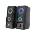 Havit SK700 Designed for Gamers, USB Powered, RGB Lights Speaker - Black-2.0 canaux et 150Hz-20KHz