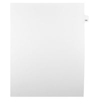 Mark Maker – Onglets séparateurs juridiques blancs, 1/25 onglets, format lettre, sans trous, numéro 104, 25/paquet-Onglets séparateurs blancs, 1/25 onglets