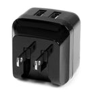 StarTech Chargeur mural 2 ports USB avec adaptateurs de voyage universels, 17 W/3,4 A, noir-Assure que tous vos appareils mobiles sont chargés et prêts lorsque vous en avez besoin
