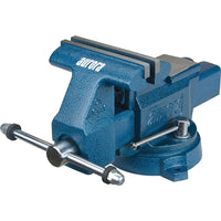 Aurora Tools - Étau D'Usage Général Pour Atelier, Largeur Des Mâchoires 6po, Profondeur De La Gorge 3-4/10po-Ouverture des mâchoires 6-1/2po